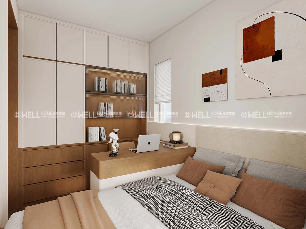 翔東邨 公屋原木簡約風4-5人單位設計案例