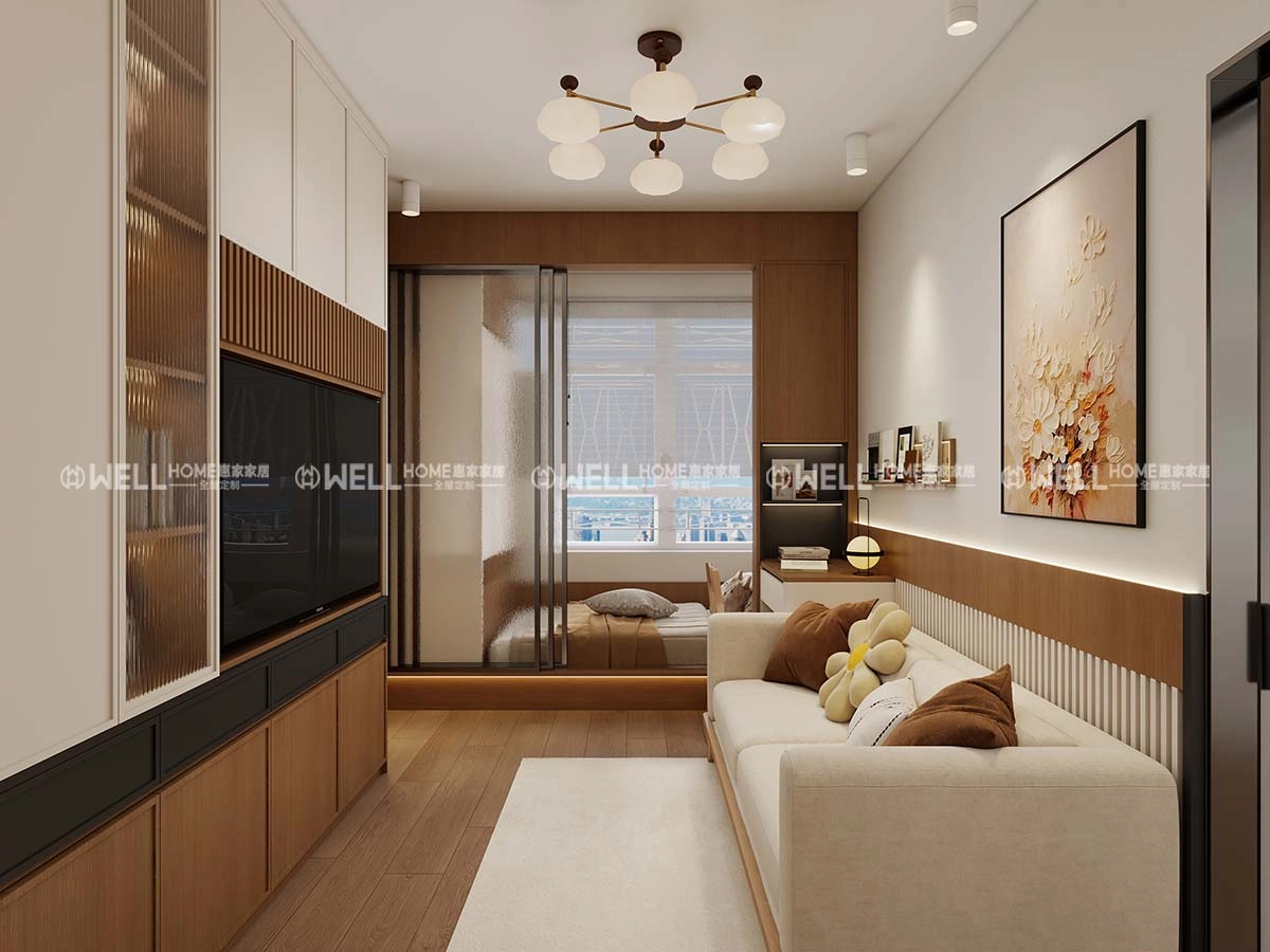 翔東邨 公屋原木簡約風4-5人單位設計案例