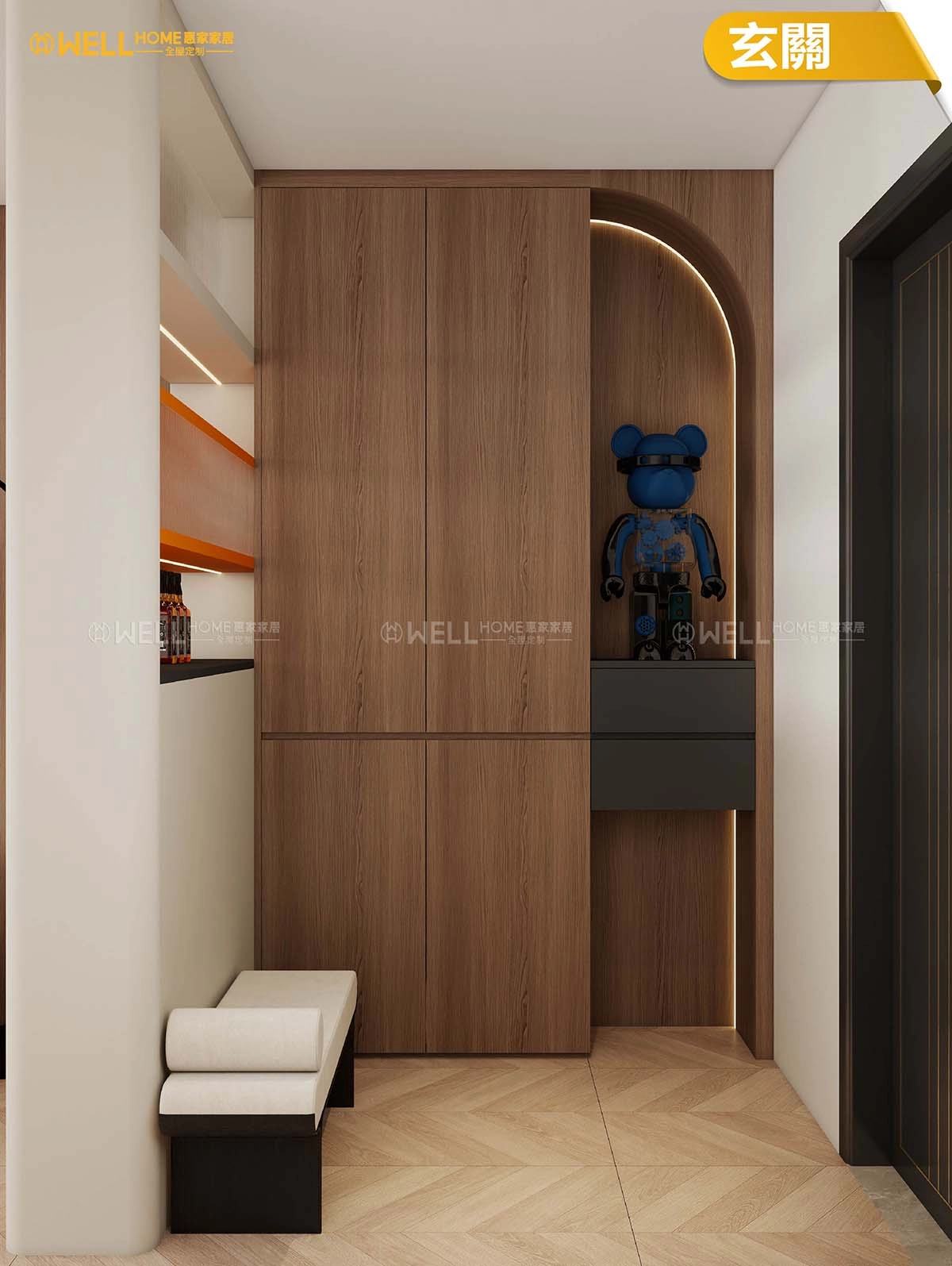 4-5人單位 現代風共享又獨立上下床