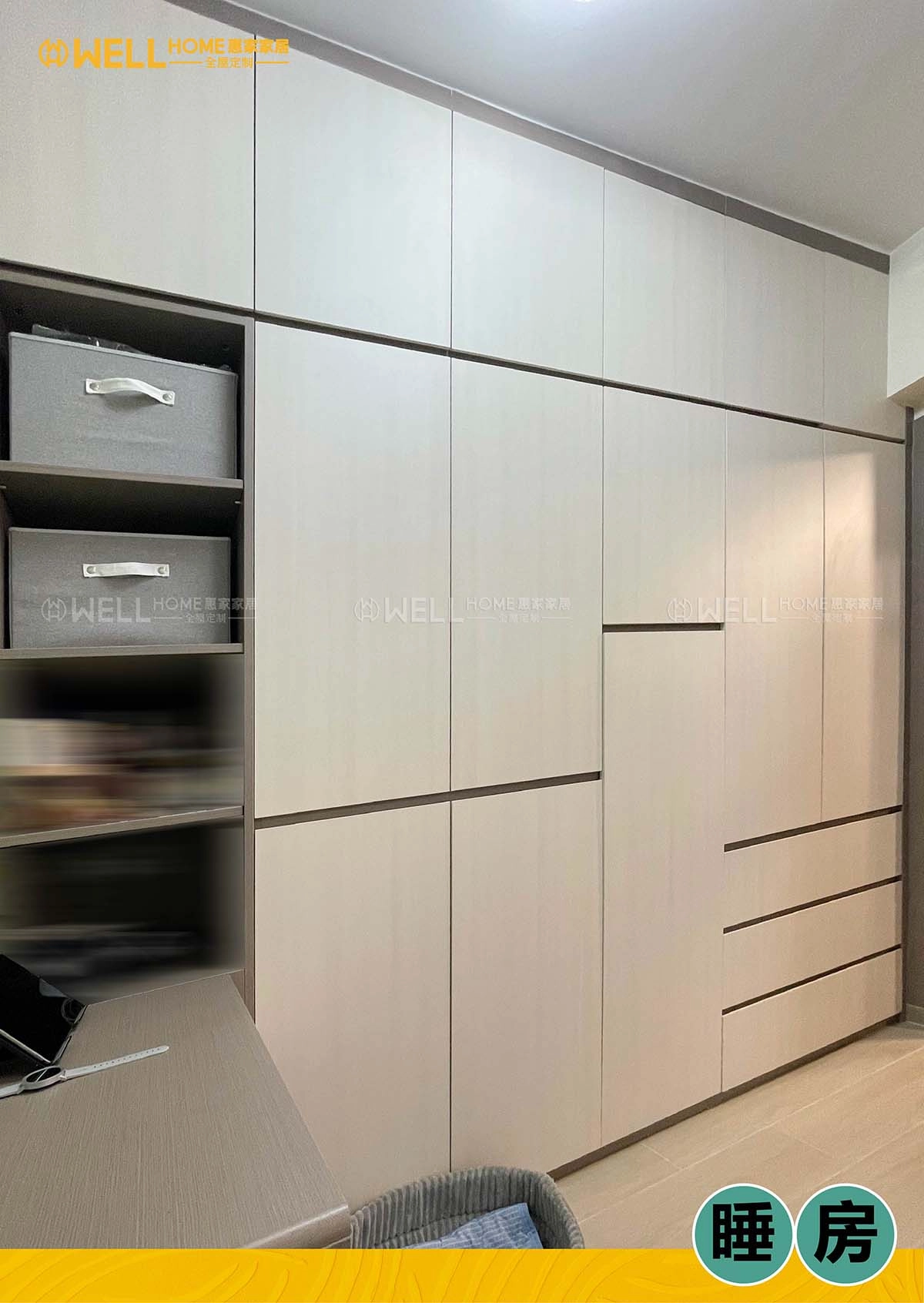 實拍日出康城 現代風餐邊櫃延伸餐台