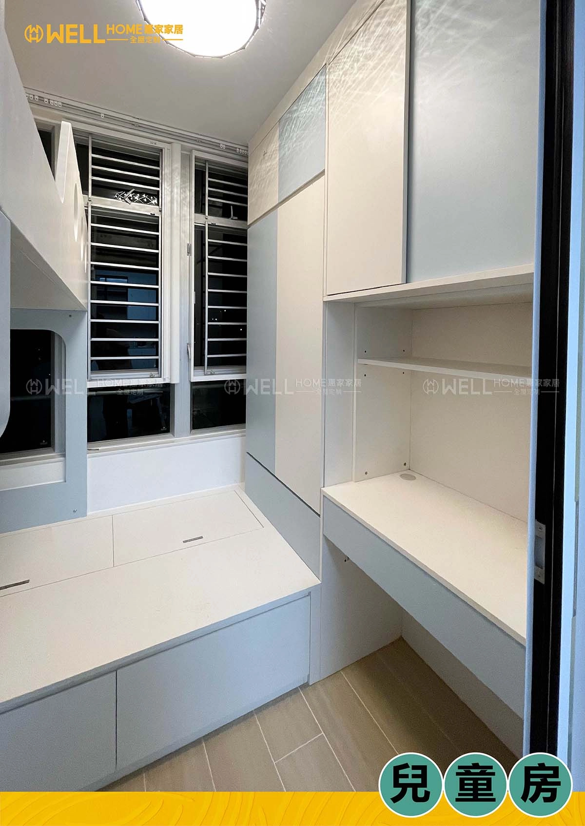 【駿洋邨實例】兩房一廳現代風圓弧工藝玄關櫃設計